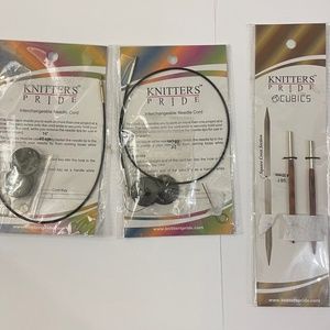 Knitter’s Pride Interchangeable Cords AND Needle